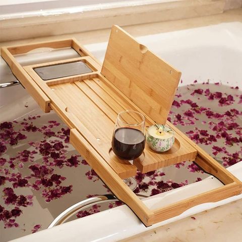 Everything About Bamboo Bath Caddy Tray- Easebig Craft